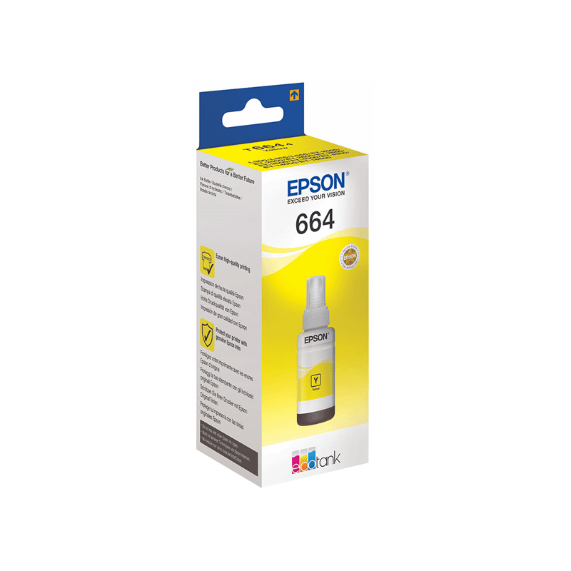 Atrament Epson 664 Yellow - originálny